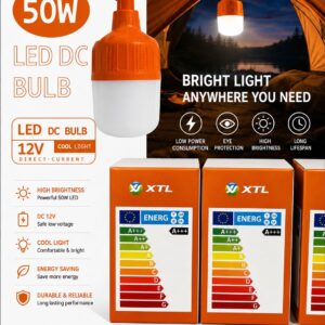 XTL 50W LED DC Bulb – 12V Cool White Energy-Saving Light