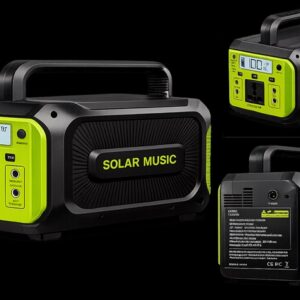 Cclamp CL-8102 Portable Power Station – 296Wh Lithium Battery Backup with AC, DC, USB & Solar Charging