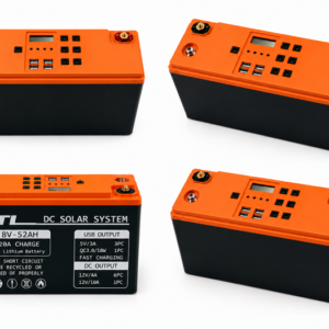 XTL 12.8V 52Ah DC Solar System LiFePO4 Lithium Battery – Portable Solar Battery Backup
