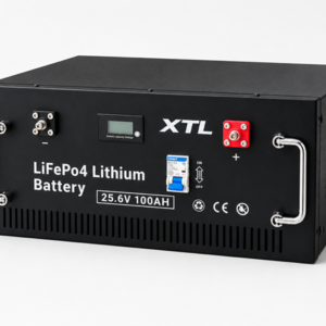 XTL 25.6V 100Ah LiFePO4 Lithium Battery – 2560Wh Solar & Backup Power Battery